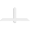 Ekena Millwork Eugene Architectural Grade PVC Gable Bracket, 48"W x 22"H x 4"D x 4"F, 11/12 Pitch GBP048X22X0404EUG00 - alternate 3